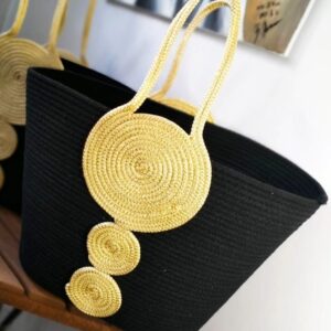 Chic & Green 'S Jute-Cotton Women Bag Line