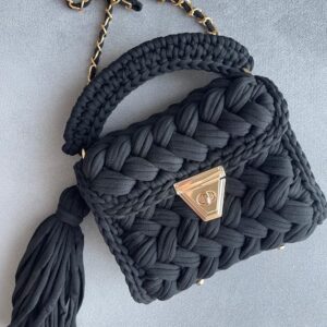 Ecochic: 'S Sustainable Jute-Cotton Bags In Black