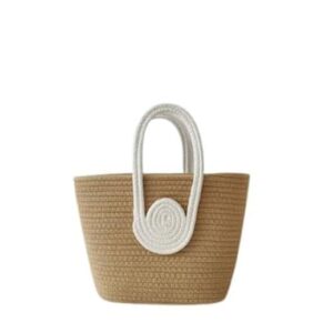 Earthly Essential Women'S Tote Shoulder Bag With Rope