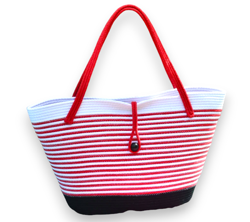 Enviro Totes By Fashionable Jute-Cotton Bags In White