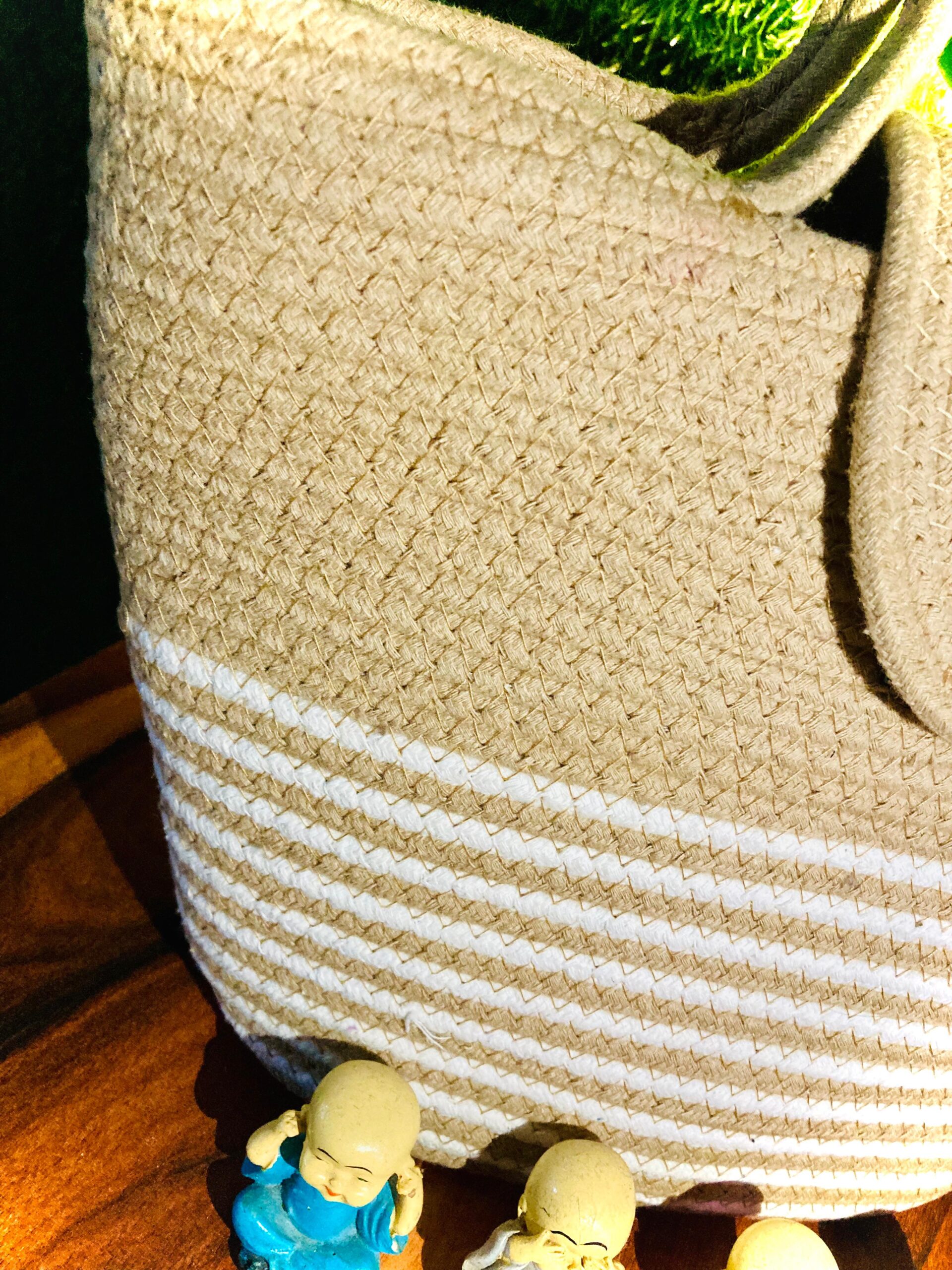 Beige Eco & Friendly Jute Women'S Tote Shoulder - Image 2