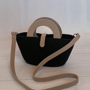Dry Grass Sling Bag - Natural Cane Bag