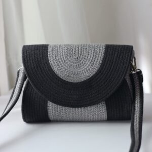 Cotton Rope/ Jute /Small Dry grass/Natural Cane/Chic Dry Grass Bag/Super Area Rugs/All Natural Soft Jute Braided Hand-Woven Rug Natural Black-Pink Oval Mat